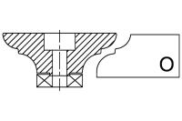 Профильная фреза сегментная гранит О20 #0